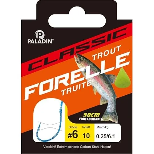 Paladin Classic Forelle gebunden 50cm blau Gr.8 0,22mm 5,1kg 10St.
