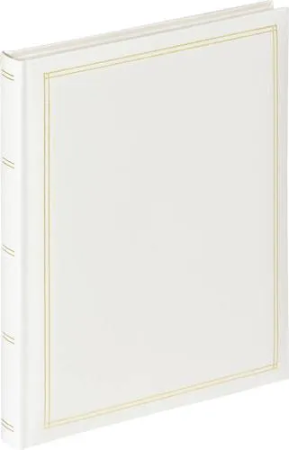 Walther Selbstklebendes Fotoalbum MONZA weiß 26x30 cm - Fotoalben für kreative Erinnerungen, mit 30 selbstklebenden Seiten für eine einfache und individuelle Gestaltung Ihrer Fotos.