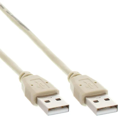 InLine USB 2.0 Kabel A an A beige 5m