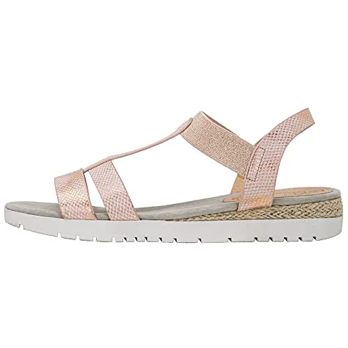 Fitters Footwear 2.954521 Rose Sandale in Rosa 43 - Wanderschuhe mit Gummizug für einfachen Einstieg, bequem und stylisch für sommerliche Abenteuer.