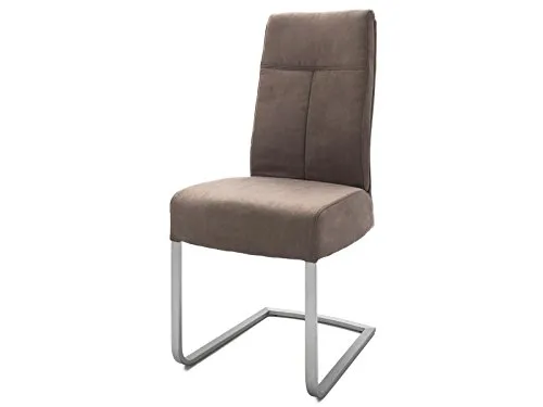 möbelando Schwingstuhl Esszimmerstuhl Schwinger Küchenstuhl Stuhl Polsterstuhl Talesia I (2-er Set) Sand