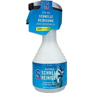 DR. WACK S100 Motorrad Schnellreiniger 500 ml - Autopflege & Motorradpflege - Schnelle Reinigung ohne Wasser, entfernt eingetrocknete Insektenreste und bringt Ihr Motorrad zum Glänzen.