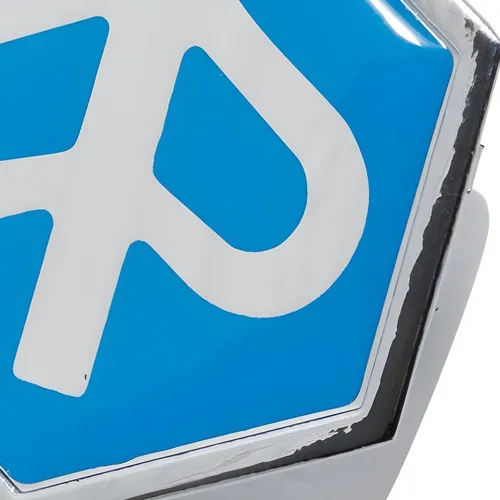 Piaggio Logo / Emblem Frontschild kompatibel mit Piaggio Skipper Hexagon Zip 2 5 Sfera Restyling 15, Vespa PX 2 Liberty RST ET2 LX X9 Evolution LXT