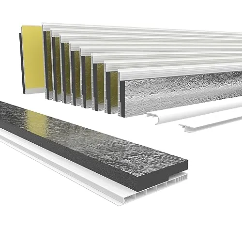 Hexim Rollladenkastendämmung - Innendämmung mit 20 mm dickem Isolierschaum für effektive Energieeinsparung und verbesserten Schallschutz, ideal für die Sanierung von Alt- und Neubauten.