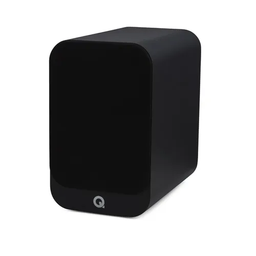Q Acoustics 3030i Kompaktlautsprecher Paar schwarz - Regal-Lautsprecher mit beeindruckendem Klang und elegantem Design, perfekt für jedes Zuhause.