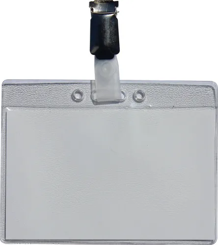 5x Ausweishülle MIT CLIP Kartenhalter Betriebsausweis Hülle Ausweishalter 92557