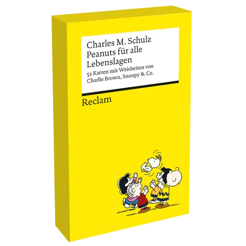Peanuts Weisheiten: 52 Karten von Charlie Brown & Snoopy - Comics & Humor: 52 Karten mit originellen Lebensweisheiten von Charles M. Schulz, ideal zum Verschenken oder Mitnehmen und perfekt für Peanuts-Fans.