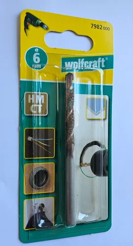 Wolfcraft Fräsbohrer 6 mm , Bohra ( 7982000 )  6mm