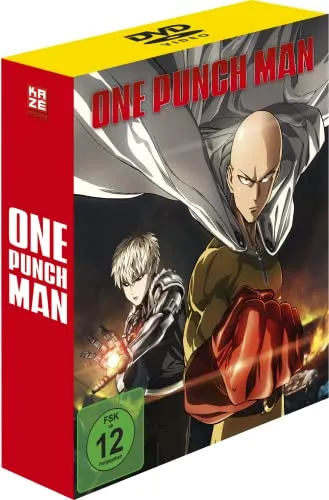 One Punch Man - Staffel 1 - Gesamtausgabe - [DVD] - Anime-Serie mit humorvollen Kämpfen und einzigartigen Charakteren, ideal für Fans von Action und Comedy.