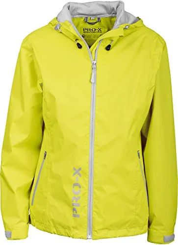 PRO-X elements Damen Jacke Flash, Neon Türkis, 44, 5728 - Funktionsjacken für Damen, wasserdicht und atmungsaktiv mit PFC-freier Imprägnierung, ideal für Outdoor-Aktivitäten.