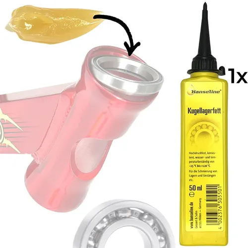 Fahrrad Stunt-Scooter Headset Steuersatz Naben  / Kugellager Fett Pflege Service