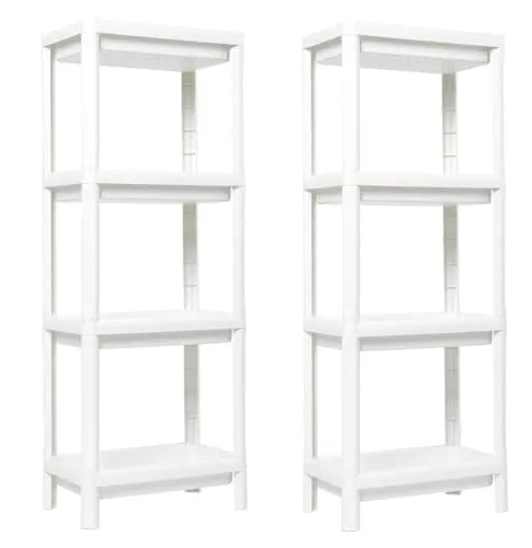 Ondis24 Badregal 38 x 23 x 100 cm, Steckregal für Badezimmer - Praktisches Badregal aus Polypropylen mit 4 durchlässigen Böden. Schnelle Montage in ca. 10 Minuten. Ideal für Kosmetik- und Hygieneartikel. Flexibel nutzbar im Bad, in der Küche oder als Unterschrank.