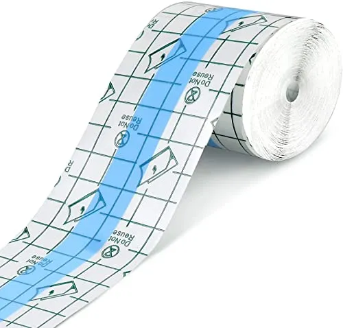 Nuyoah Duschpflaster Wasserdichtes Pflaster Tattoo Folie 5cmx10m Wasserfest | Folienverband Durchsichtige Folienpflaster Wasserdichter Verband Transparente Bandage Wasserpflaster nach op Antiallergisch