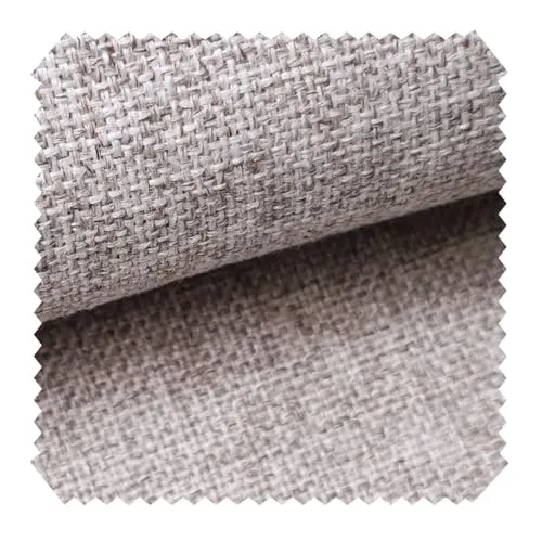 novely® LARISO - Gewebter Polsterstoff - Melierter Möbelstoff - Flachgewebe - Meterware 1lfm | Farbe: 62 Beige