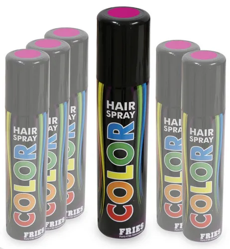 Fries Haarfarbe Haarspray Color Hair Spray Farbspray Haare Haar Sprühdose Farben 100ml, 1-tlg.
