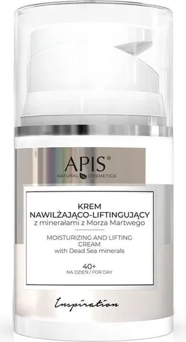 Apis – Inspiration – Feuchtigkeits- und Lifting-Gesichtscreme mit Mineralien vom Toten Meer für Tag 40+ 50 ml