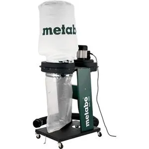 Metabo Absauganlage SPA 1200, 601205000, 550 W - Sonstige Absauganlage mit integrierter Erdung für erhöhte Sicherheit, ideal für (halb-)stationäre Holzbearbeitungsmaschinen, max. Volumenstrom 900 m³/h.