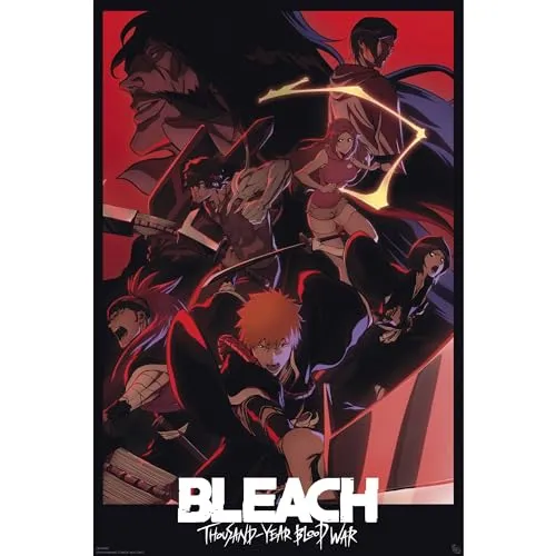 GB eye Bleach TYBW Group Key Art 61 x 91,5 cm / 24,2 x 35,8 Zoll Maxi-Poster – Gerollt geliefert – Kunstposter – Wandposter – Poster & Drucke | Bleach Merchandising