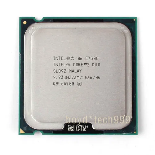 Produktbild Intel Core 2 Duo E7300 E7400 E7500 E8200 E8400 E8500 E8600 LGA 775 CPU Processor