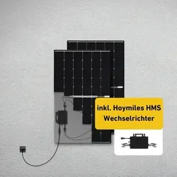 Watt Bifazial Komplettset für Balkonkraftwerk mit 900 W - Effizientes Balkonkraftwerk mit zwei bifazialen Solarmodulen (900 W) und einem leistungsstarken Wechselrichter. Ideal für nachhaltige Energiegewinnung auf begrenztem Raum.