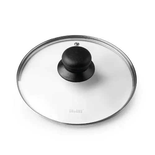 Ibili 970722 Glas Deckel mit Dampf Loch 22 cm ,