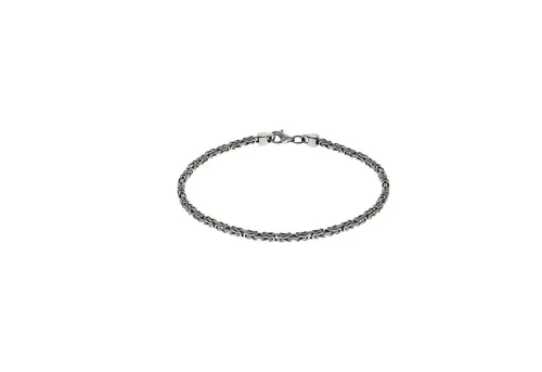 Firetti Armband aus Silber 925 - Königskette, Made in Germany - Elegantes Armschmuck aus massivem Silber 925, ideal für jeden Anlass. Perfekt als Geschenk zu Geburtstagen oder Weihnachten, inkl. Etui und vielseitig kombinierbar.