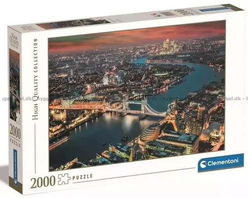 Puzzle 2000 HQ London aerial view Clementoni 8005125320820