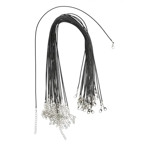 VBS XXL 25er-Pack Polyesterband-Halsketten, ca.1,5mm