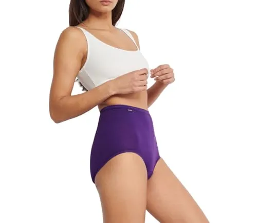 sloggi Damen Basic+ Maxi C3P - Komfortable Funktionsunterwäsche - Funktionsunterwäsche mit klassischem Fit, extra weichem Material und formbeständigem Elastikbündchen für optimalen Sitz und hohen Tragekomfort.