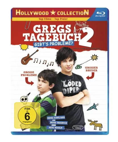 Gregs Tagebuch 2 - Gibt's Probleme? [Blu-ray] - Familienfilm auf Blu-ray, ideal für alle Altersgruppen und voller humorvoller Abenteuer.