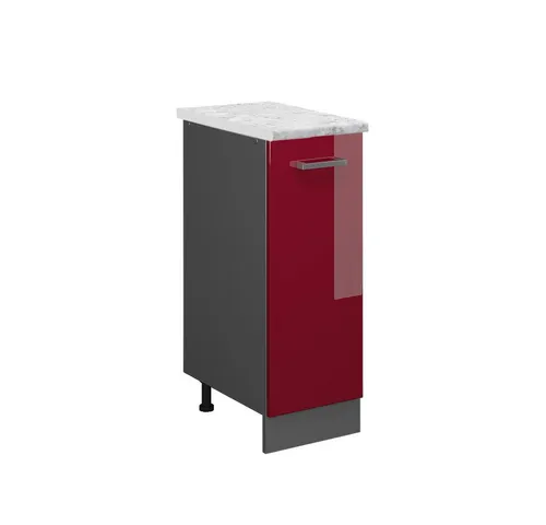 Vicco Apothekerschrank R-Line in Bordeaux Hochglanz in rot von Vicco