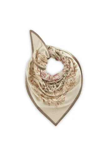 Codello Halstuch mit handgedrucktem Blumen-Motiv von CODELLO