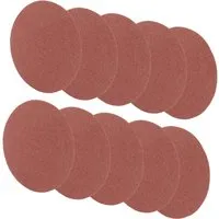 Produktbild STAHLWERK Schleifscheiben 10er Set 150 MM mit K100 Körnung Schleifpads