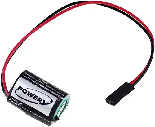 akku-net SPS-Lithiumbatterie kompatibel mit Siemens Typ 6FC5247-0AA18-0AA0 Lithium-Mangandioxid 3V 900mAh Schwarz