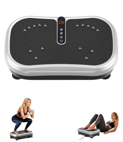 Vibrationsplatte 200W Fitness mit Fernbedienung – 120 Stufen für individuelles Home Workout