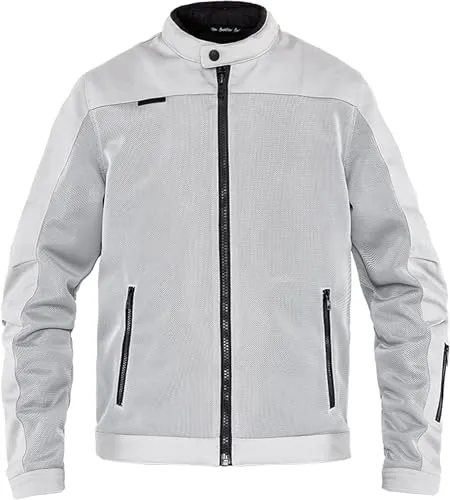 Herren Motorrad Jacke 3XL - JohnDoe Aero Mesh - Luftige Sommerjacke für Motorradfahrer, atmungsaktiv mit herausnehmbaren Protektoren für optimalen Schutz und Komfort.