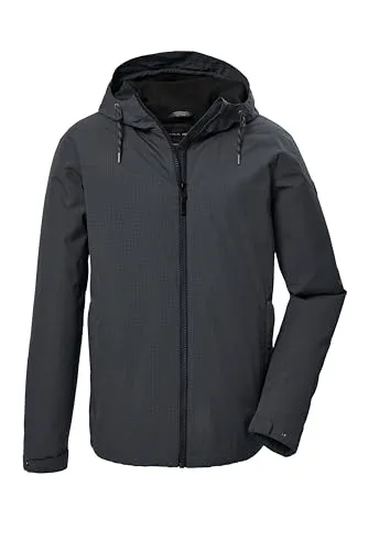 G.I.G.A. DX Herren Funktionsjacke - Wasserdicht mit Kapuze, 4XL - Funktionsjacke für Herren, wasserdicht und atmungsaktiv, mit warmem Fleece-Futter und verstellbaren Saum- und Ärmelbündchen. Ideal für Outdoor-Aktivitäten, umweltfreundlich durch PFAs-freie Imprägnierung.