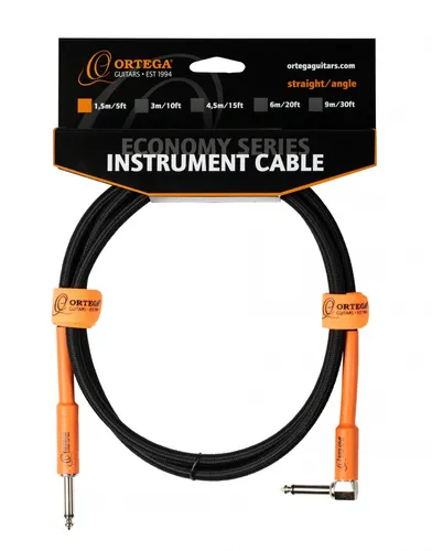 Ortega OECI-5 Economy Series Instrumentenkabel - 1,5m / 5ft | Neu