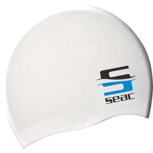 SEAC Silicone Silikonkappe zum Schwimmen im Pool, ideal für Männer und Frauen