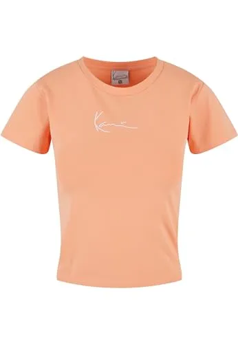 Karl Kani Damen KW-TE011-044-05 Small Signature Essential Short Tee apricot, S