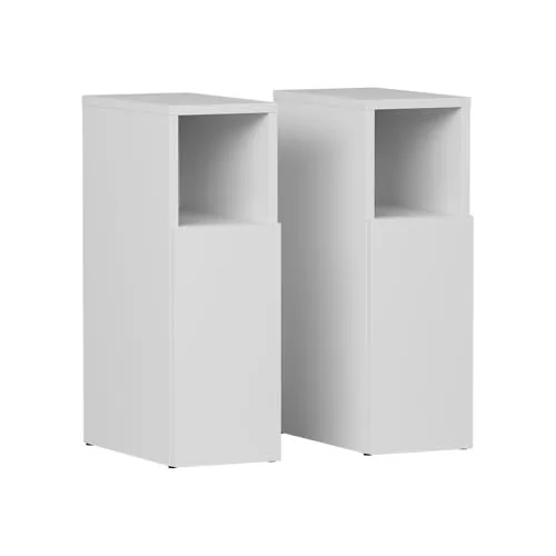 Nachttische Weiß von Vicco