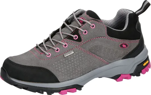 BRÜTTING Outdoorschuh Mount Brady Low, Gr. 41 - Wasserdichter Wanderschuh aus grauem Veloursleder mit atmungsaktiver Comfortex-Klimamembrane, ideal für Outdoor-Abenteuer.