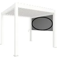 Biohort Sonnenschutzrollo Elektrisch 3,5 m Weiß