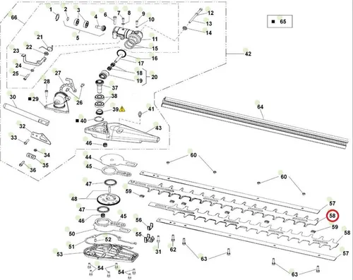 Ersatzklinge 560 MM Original Active Heckenschere Modelle Ultralight 022070