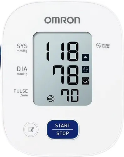 Omron M2+ Oberarm-Blutdruckmessgerät HEM-7146-E - Blutdruckmessgerät für präzise Messungen, benutzerfreundlich und ideal für Zuhause.