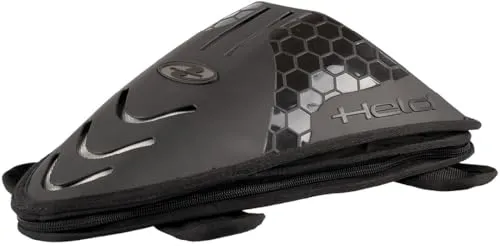 Held Tenda SR Tankrucksack, schwarz, 6-10l für Männer - Motorradtaschen/-rucksäcke, wasserabweisendes Nylongewebe und erweiterbares Volumen durch Rundum-Reißverschluss für optimale Stauraumgestaltung.
