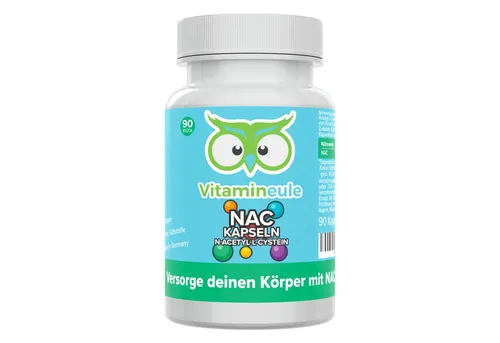 Vitamineule NAC Kapseln - 750 mg N-Acetyl-L-Cystein - 90 Kapseln