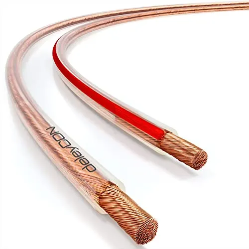 deleyCON 50m Lautsprecherkabel 2x 1,5 mm²