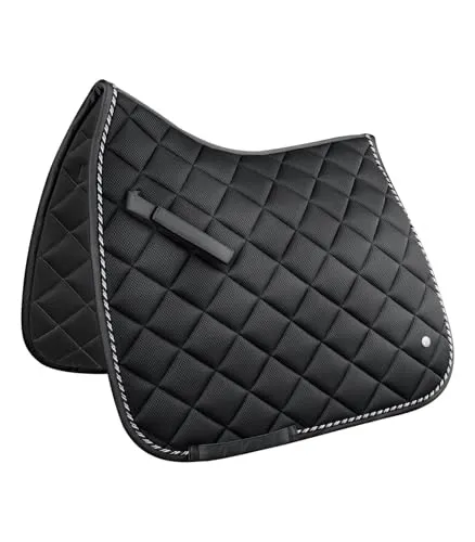 WALDHAUSEN Schabracke Breath, schwarz, D - Schabracken mit maximaler Atmungsaktivität dank Mesh-Material, ideal für warme Tage und optimalen Komfort für Ihr Pferd.