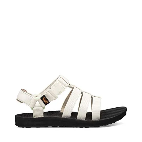 Teva Damen Original Dorado Sandalen, Elfenbein (Birch/Black Bhbc), 38 EU - Wanderschuhe mit schnell trocknendem Gurtband aus recyceltem Kunststoff, ideal für umweltbewusste Abenteuer. Komfortable EVA-Zwischensohle und Gummi-Außensohle für optimale Traktion.